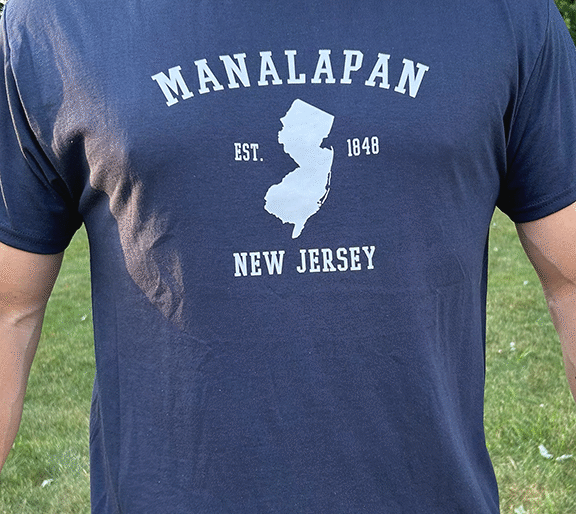 Manalapan Establishes 1828 State T-shirt
