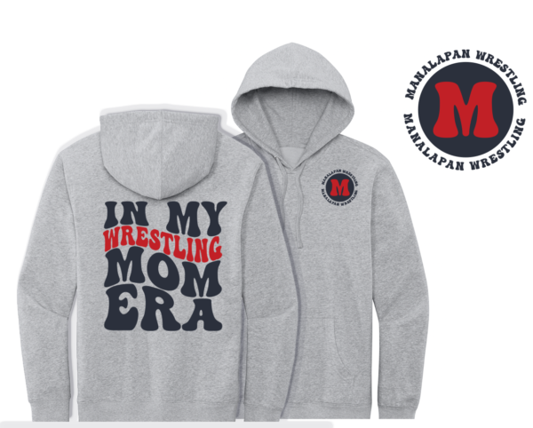 Women's Mom Era Hoodie Grey