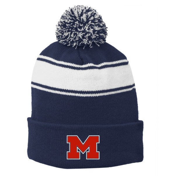 Manalapan "M" Embroidered Knit hat