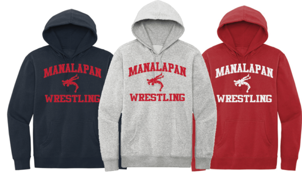 Manalapan Wrestling Throw Hoodie