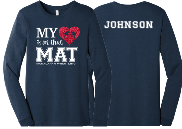 Women's Heart is on the Mat Long Sleeve Tee