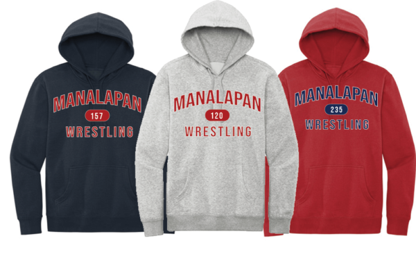 Manalapan Wrestling Weight Hoodie