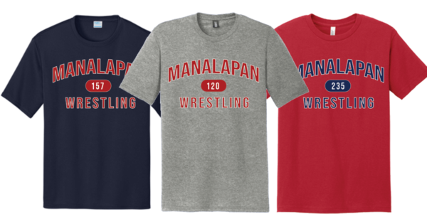 Manalapan Wrestling Weight Tee