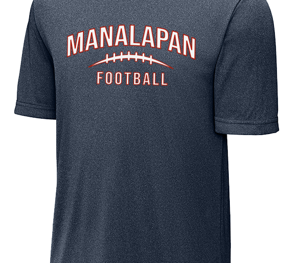 Manalapan Performance Football Laces Tee