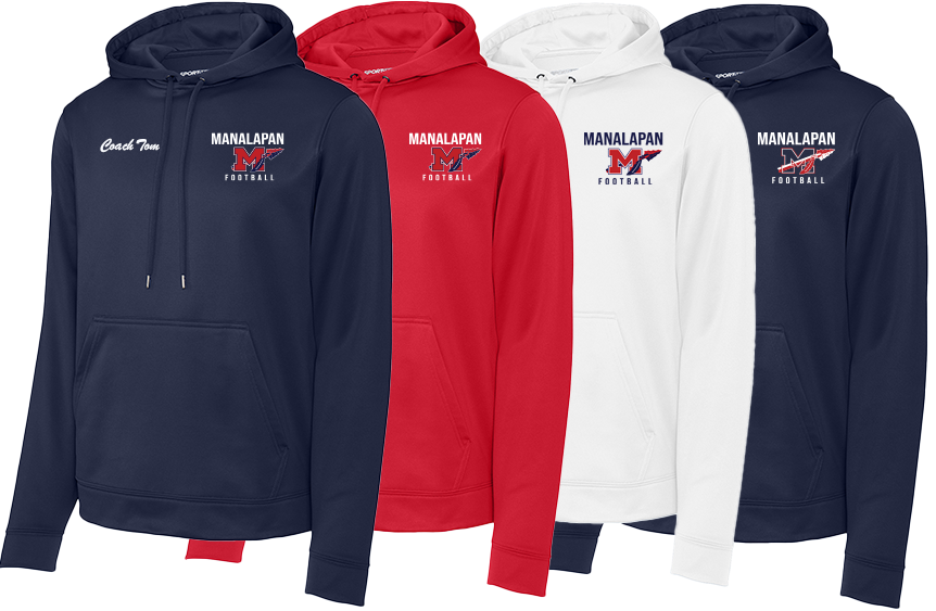 Embroidered Coaches' Performance Hoodie